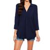 Women's Casual Fashion Sexy Comfortable V-Neck Seven Sleeve Top