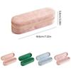 Plush Jewelry Case Portable Zippered Box Multiple Section Plush Jewelry Box with Zippers for Organizing Ornament