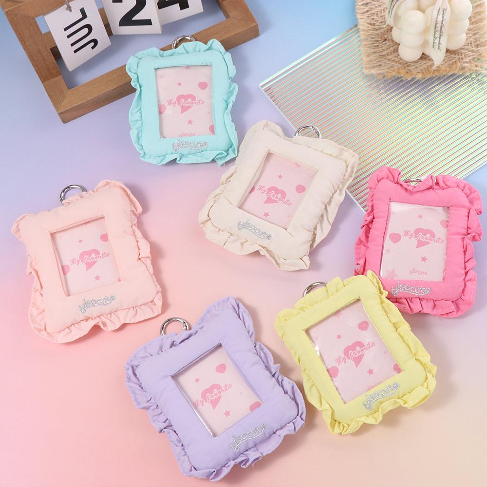 With Keychain Photo Photocard Frame Decoration Idol Card Display Protector  Student Friends