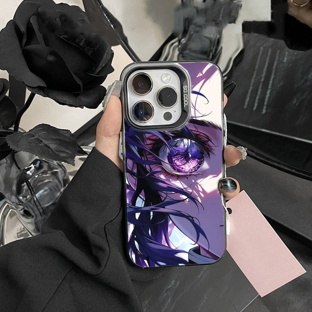 Oshi No Ko A-Anime Cute Phone Case For IPhone 16 17 15 14 12 13 Pro Max Black Color Shockproof Cover