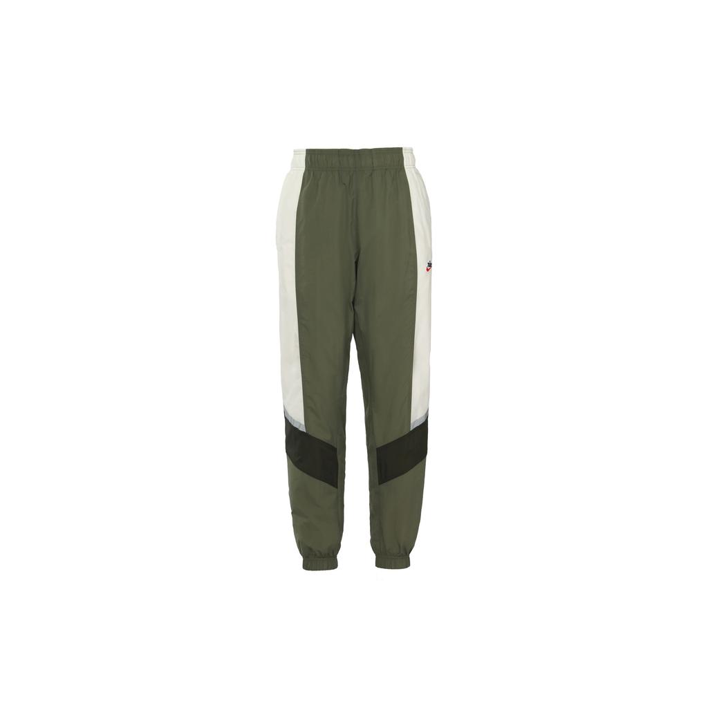 Nike Sportswear Windrunner Woven Patchwork Breathable Casual Sports Pants Men Bottoms Green CU4429-380