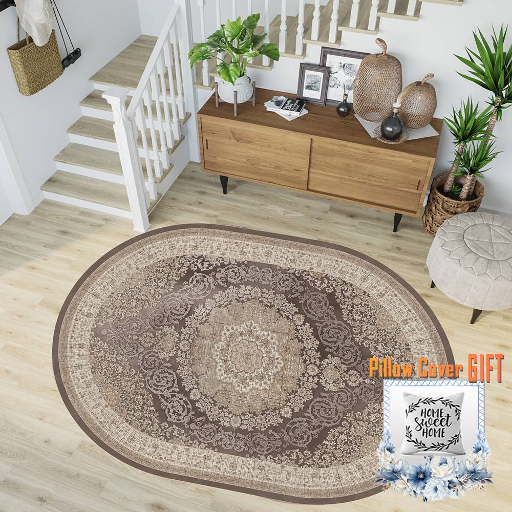 

Mosimoso Home RC1720 Ковер с кожаной подошвой и цифровой печатью