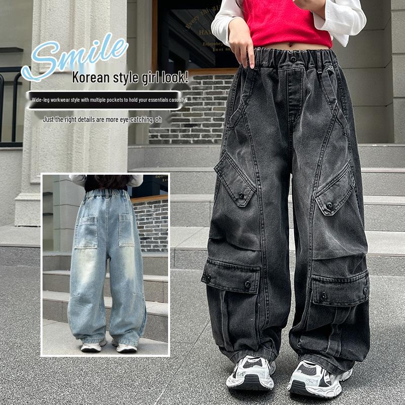 Gevreesde Zus Stijlvolle Zomeroutfit: Streetwear Set voor Meisjes 2026 met Werkbroek