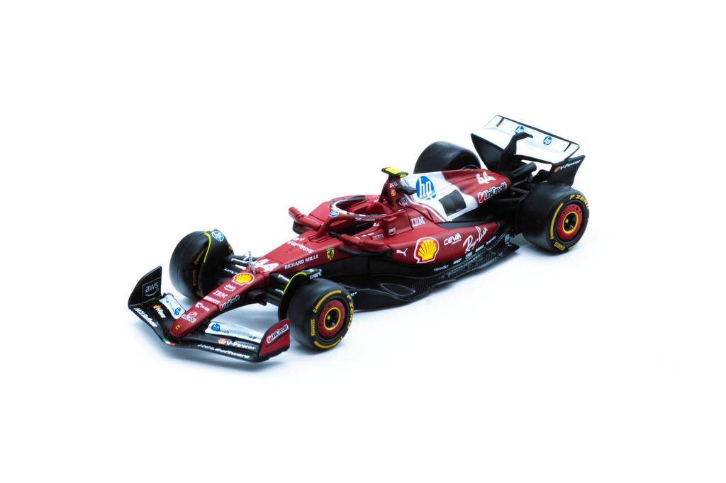 Bburago 2025 Model F1 Scuderia Ferrari Lewis Hamilton 2025 Seasonal Car Race Sports Car Miniature Diecast Car Finished Product 1/43 #44 / 18-36853