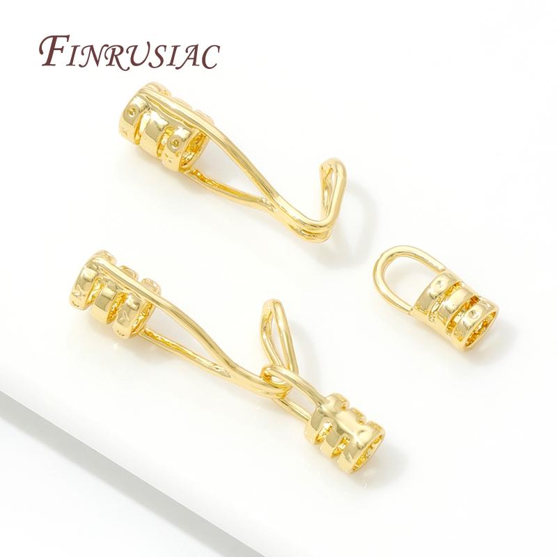 18K Gold Plated Lock For Bracelets,Clasp For Jewelry Connectors,Decorative Pearl Clasp,DIY Jewelry Making Supplies