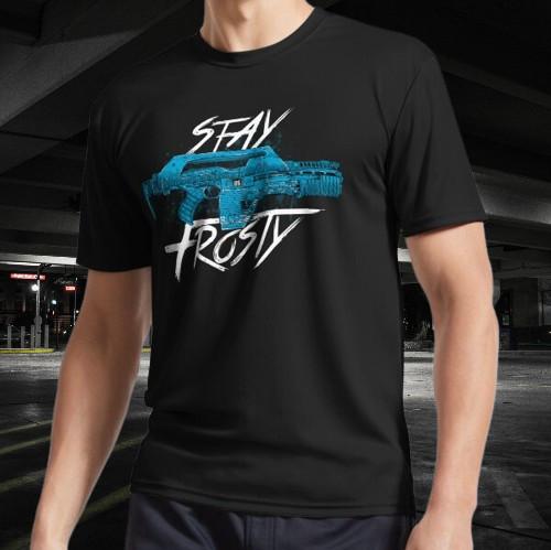 

Stay Frosty Active T-Shirt- 1900s Active T-Shirt Funny Size S to 5XL XL