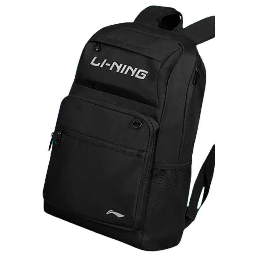 Li Ning Polyester Backpack Regular Unisex Black ABSV203-1