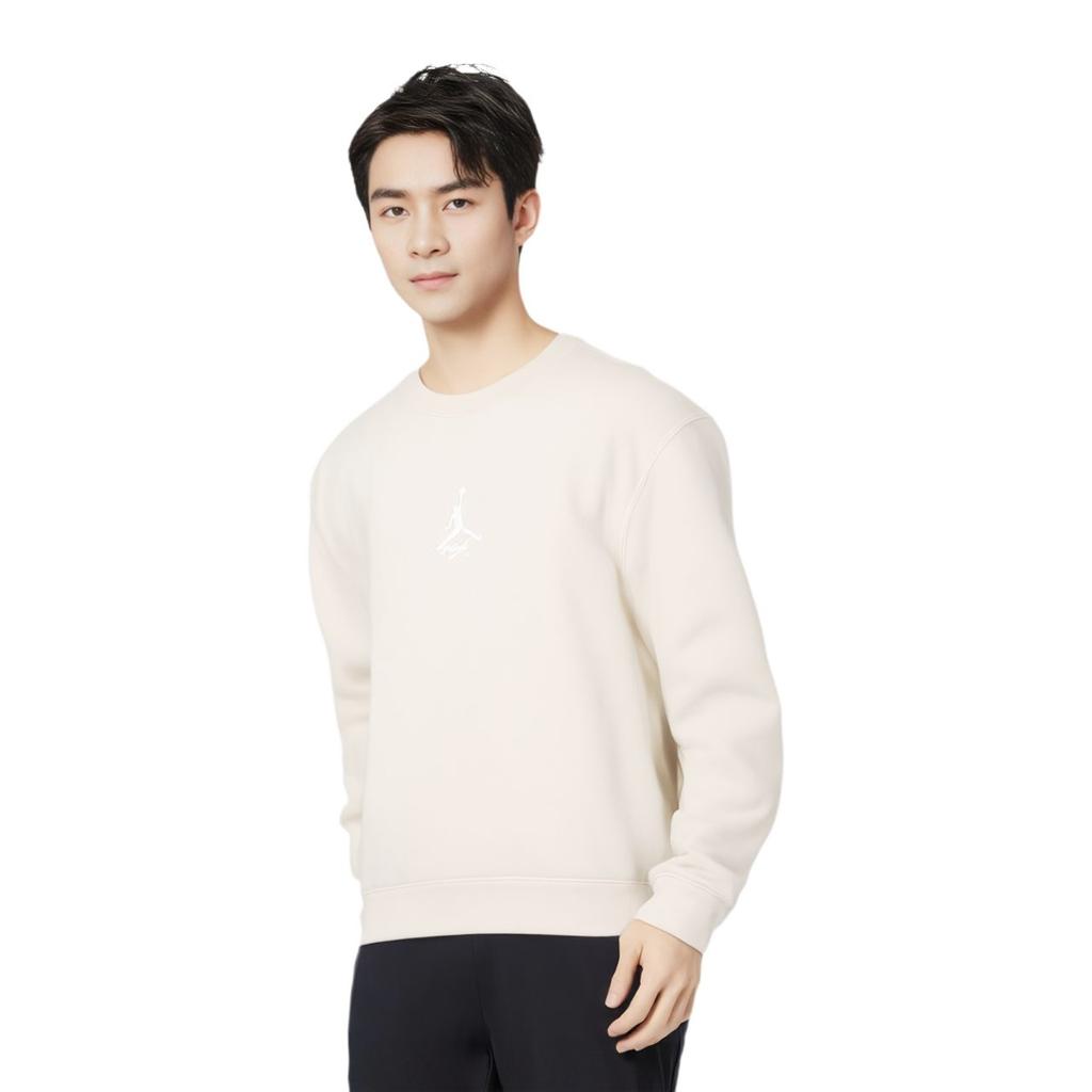 Jordan Sweatshirts Men's Beige Crew Neck Moderate Regular DO2308-104