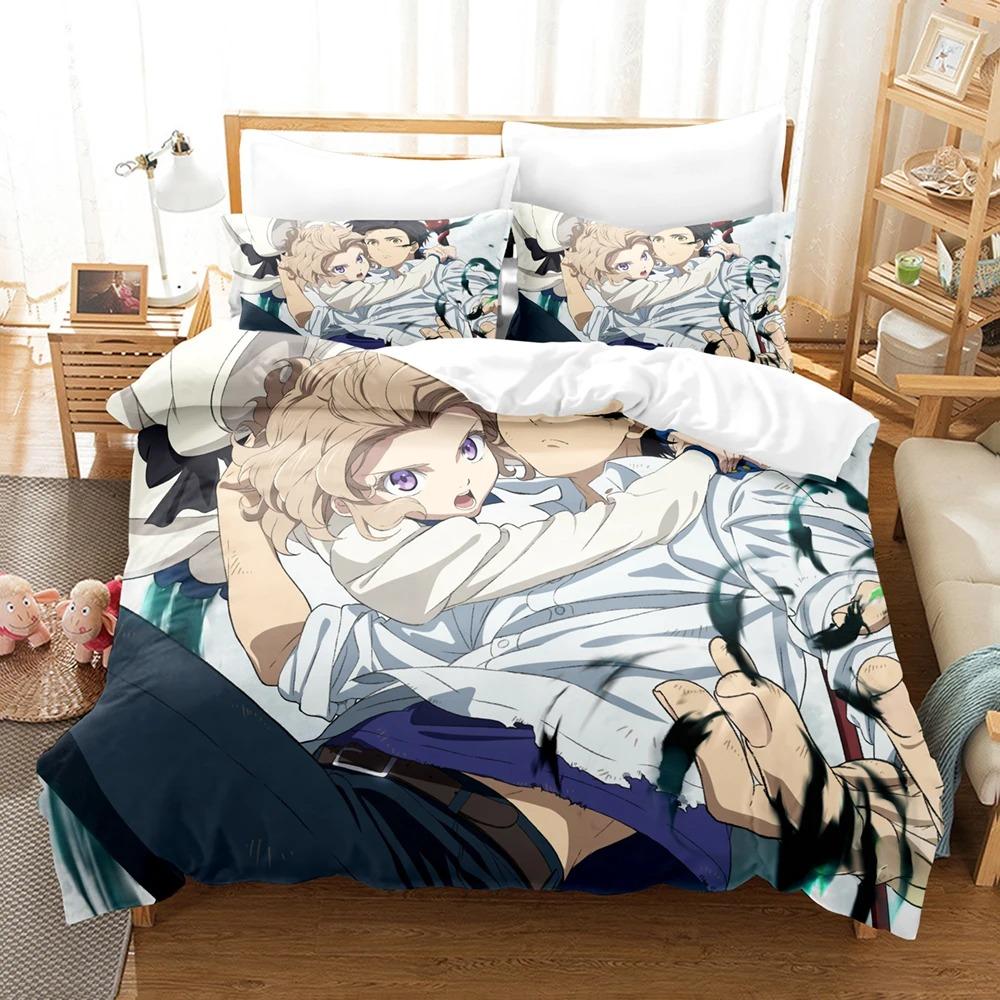 3D Anime InSpectre Fictitious Reasoning Bedding Sets Duvet Cover Set With Pillowcase Twin Full Queen King Bedclothes Bed Linen