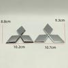 1pcs 3D ABS for Mitsubishi LANCER OUTLANDER car emblem front hood badge Rear tail Trunk sticker Decal styling auto Accessories