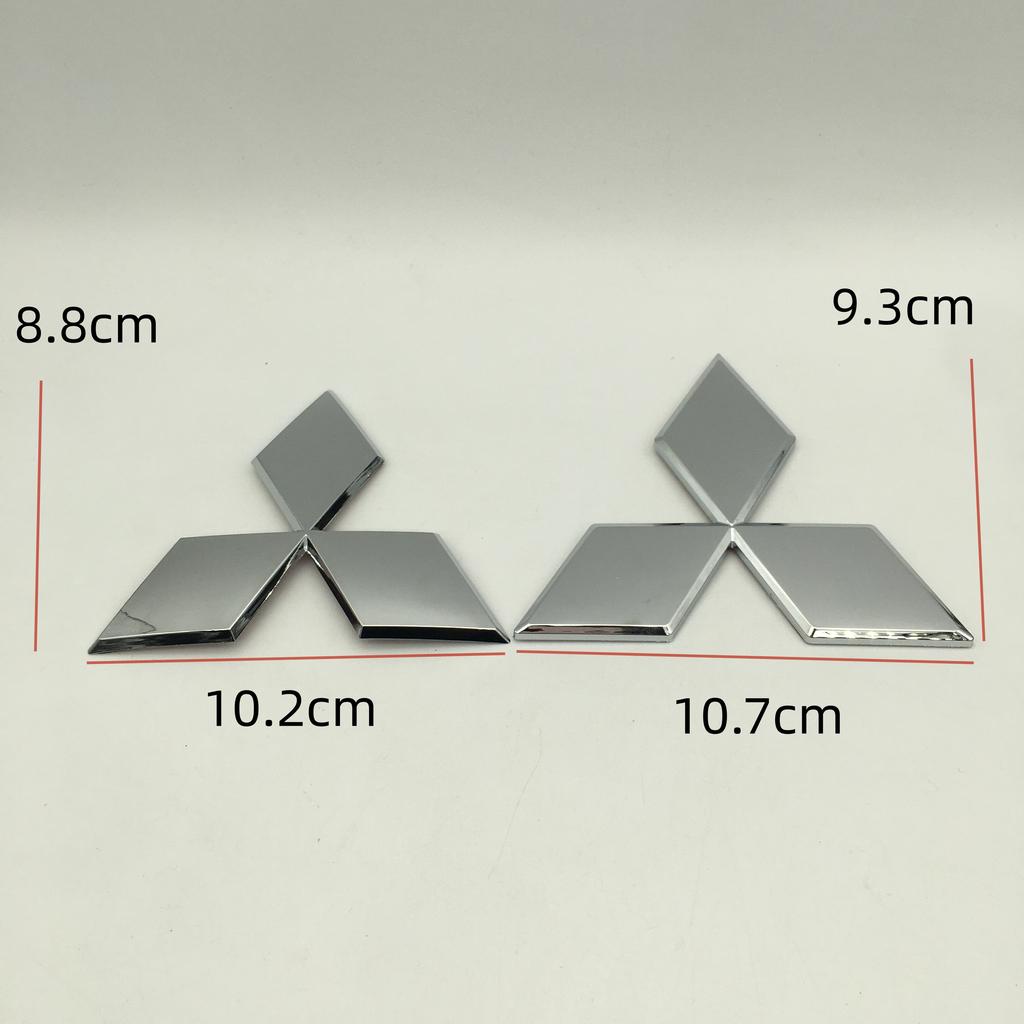 1pcs 3D ABS for Mitsubishi LANCER OUTLANDER car emblem front hood badge Rear tail Trunk sticker Decal styling auto Accessories