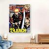 Bleach Anime Weekly Jump Cover Tapestry, Flat Print Ichigo Kurosaki Wall Hanging, Japanese Manga Decor For Bedroom & Fan Gift