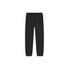 FILA Heritage Series Solid Color Mid Waist Simple Cuffed Knit Sports Pants Men bottoms Black F11M418609F-BK