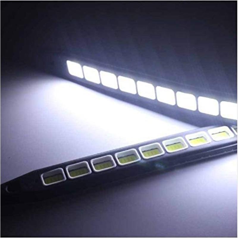 White Waterproof Flexible Silicone Highlight Auto Lamp Car Exterior Accessories Car LED Daytime Running Light DRL 2025 New
