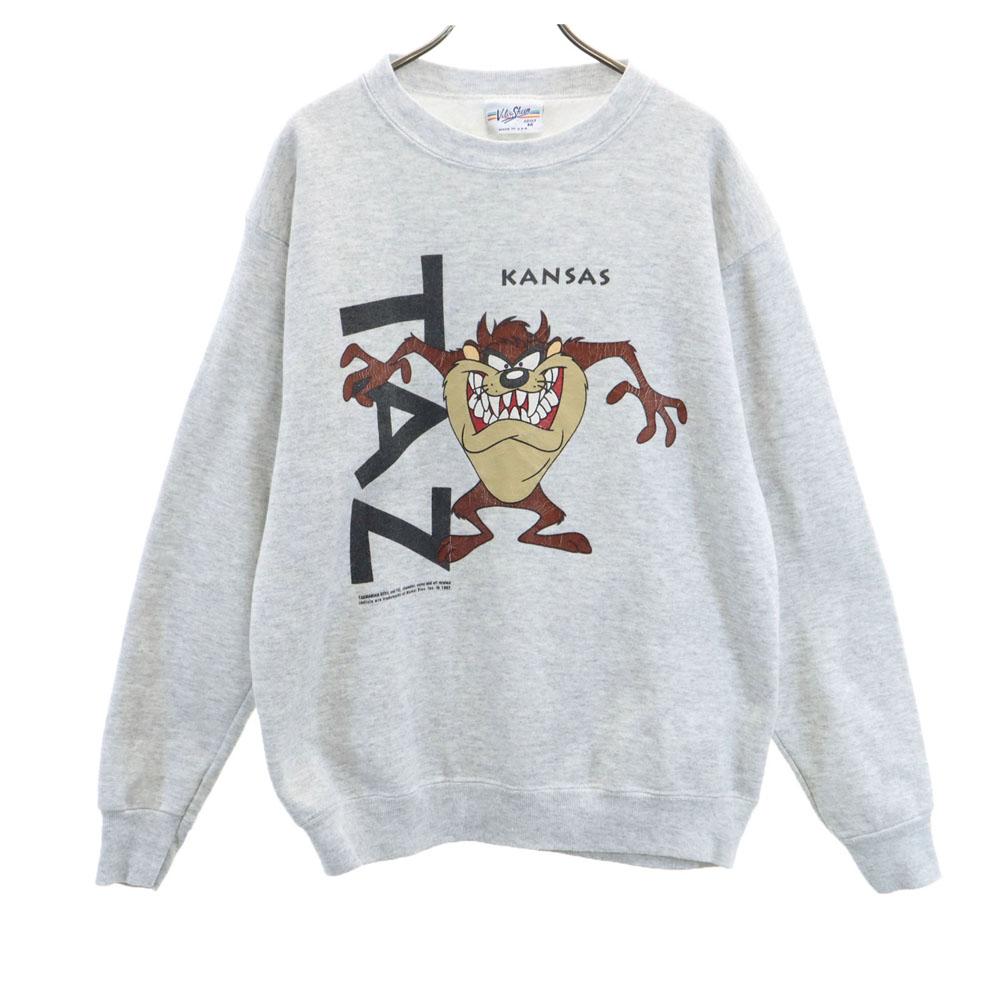 

Velva Sheen 90s Old Warner Brothers made in the USA Print Long sleeve sweat trainer Men s Used