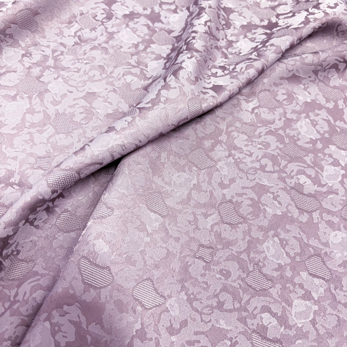 

Soft and draping lavender purple jacquard fabric suitable for wedding gowns formal dresses and designer clothing fabrics 1.5M&1M фиолетовый