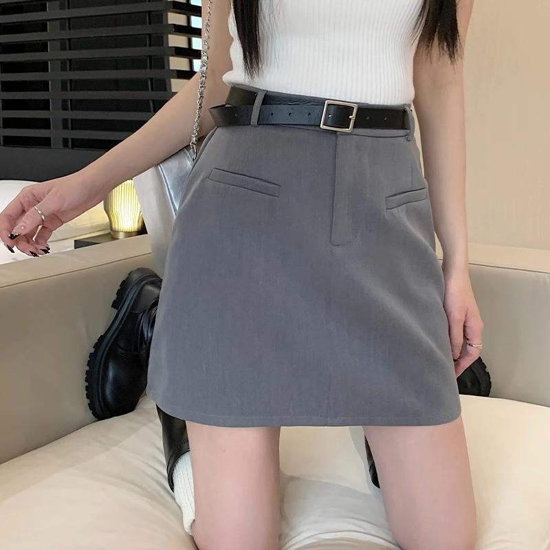 

Острый Девочка Черный Маленький Бодикон Костюм: Женские летние юбки миди и мини с высокой талией, приталенного А-силуэта. Extra Small серый