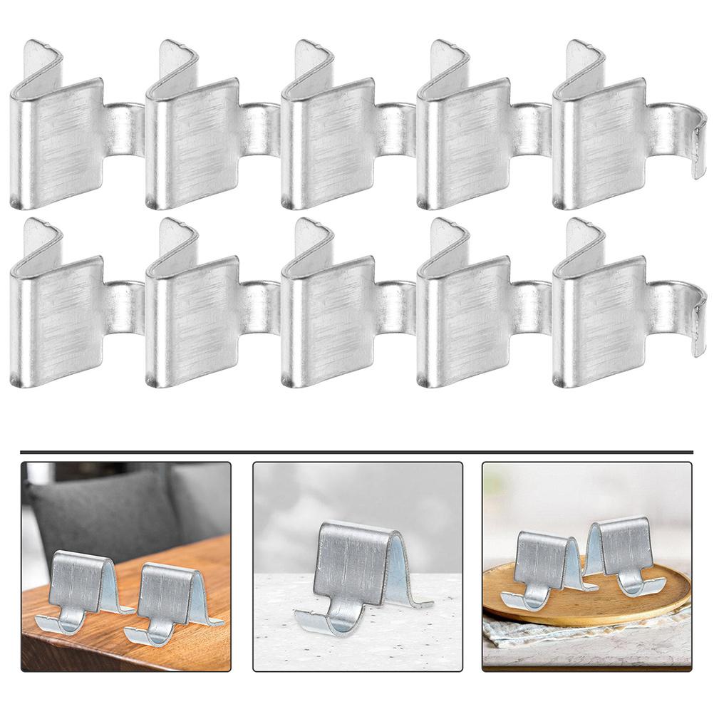 10pcs Shelf Supports for Iron Cabinets Heavy Duty Metal Shelf Clips Suitable for Kitchen Cabinets Shelving Hardware