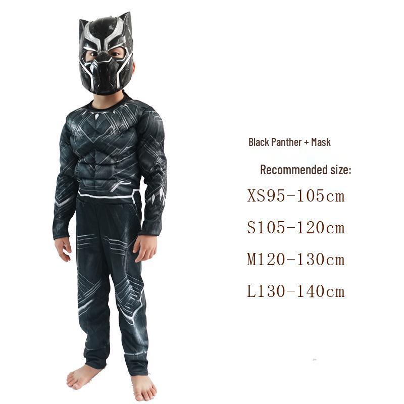 Kids' Muscle Costume: Halloween Heroes – Iron Man, Captain America, Thor, Hulk, Optimus Prime, and Spider-Man