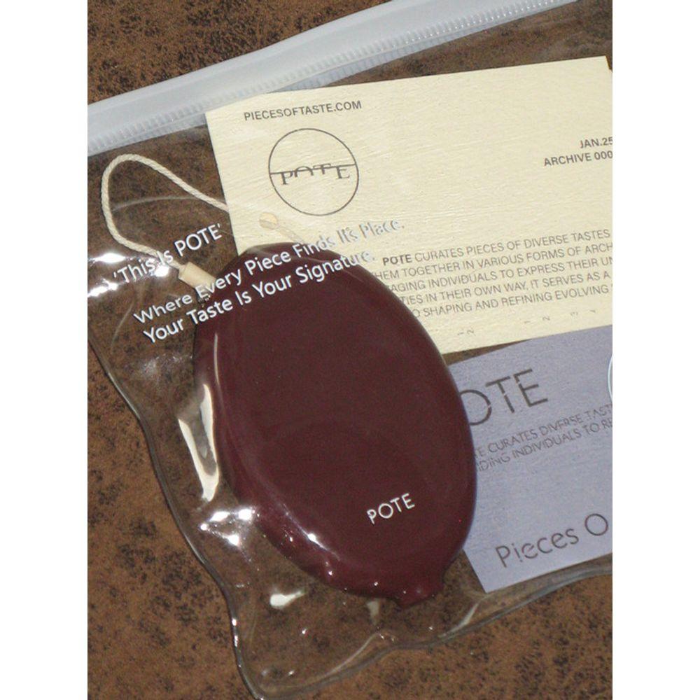 POTE 0005 Coin Pouch Keyring _Red Bean