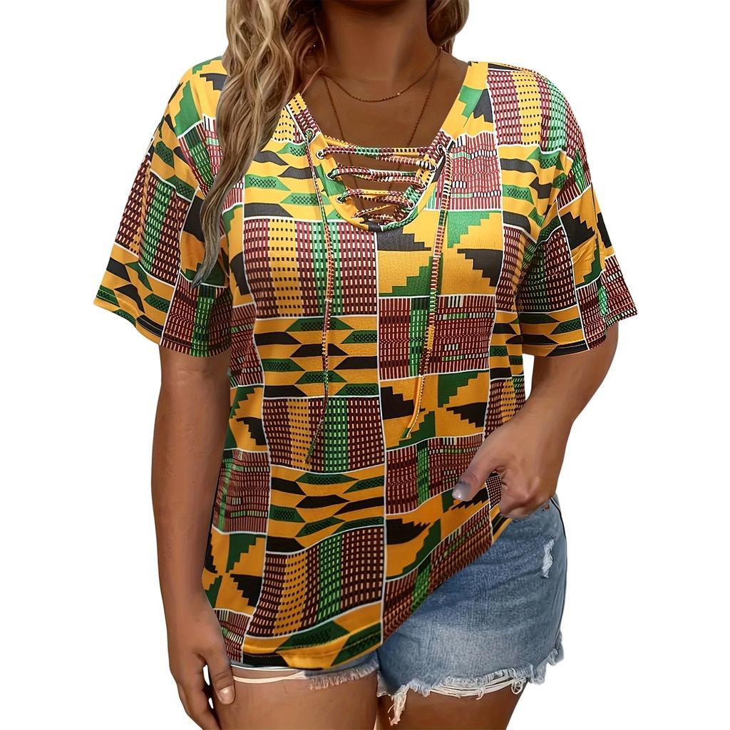 Women's Fashionable Short Sleeves Elegant Commuting And Casual Top