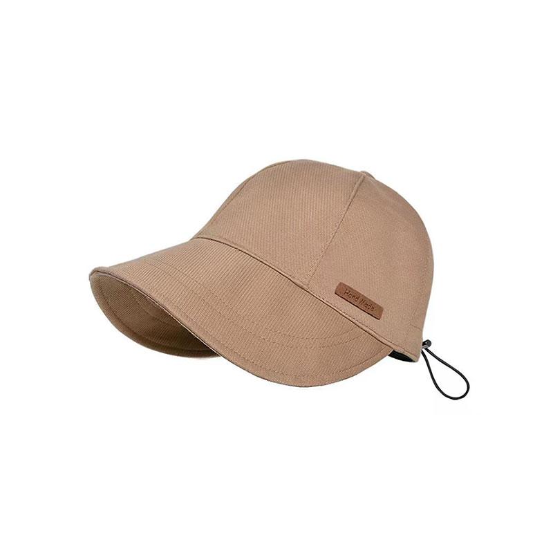 Fashionable Wide-Brim Visor Cap for Sun Protection 56 58 хаки