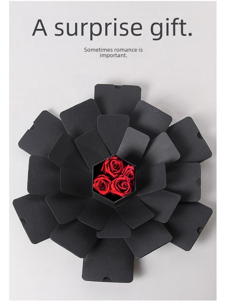 Handmade Surprise Explosion Box: Creative DIY Photo Album for Christmas & Birthday Gifts