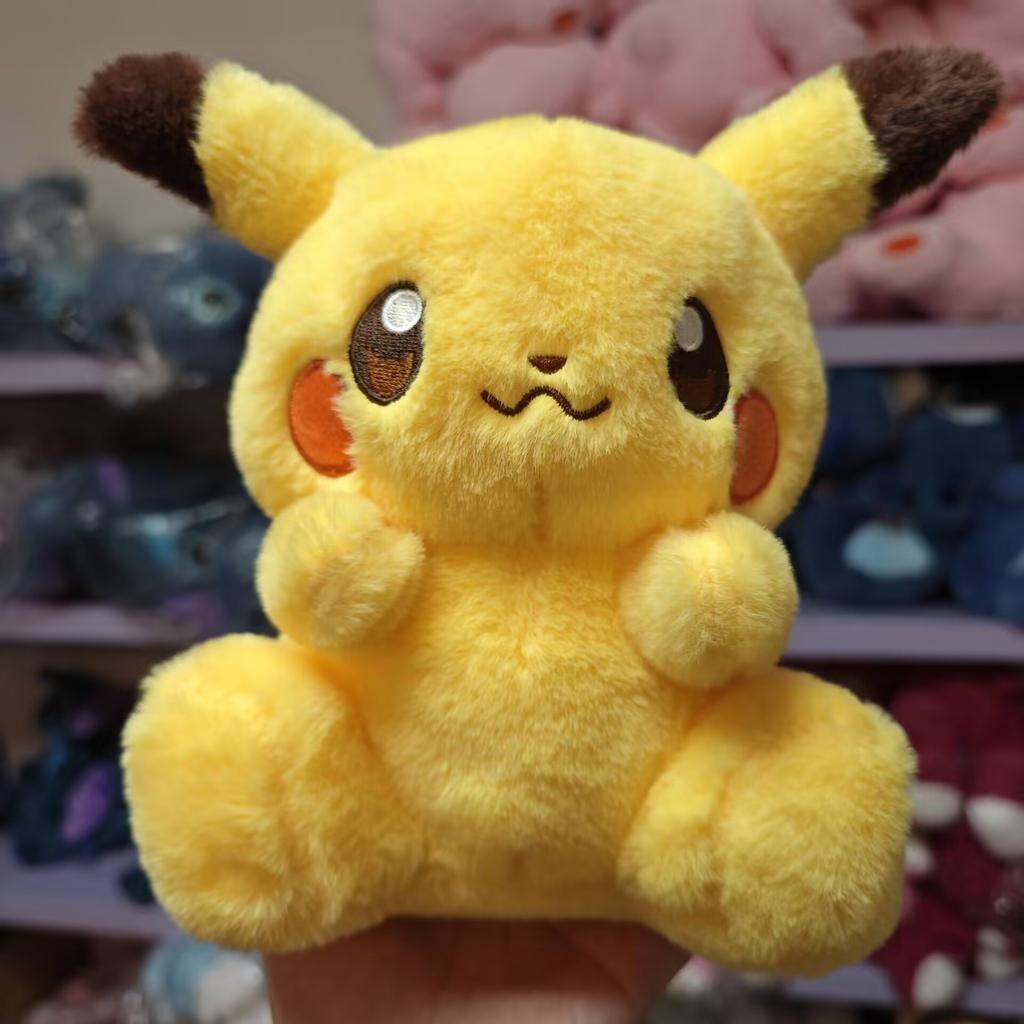 35cm Pokemon Pikachu Plush Toys Kawaii Anime Elf Plush Doll Soft Stuffed Cartoon Pikachu Doll Birthday Gift for Boys Girls