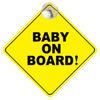 Auto Fahrzeug Fenster Baby Auf Saugnapf Aufkleber Warnung Bord Sicherheit Zeichen Dekoration