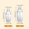 1PC 500ml/700ml Milk Tea Hand Cranked Shaker with Graduations Milk Tea Wine Beverage Shaker PC Shaker  Hand Made Lemon Tea Tool