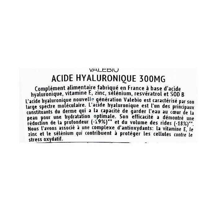 Valebio Hyaluronsyra 300 mg 30 kapslar