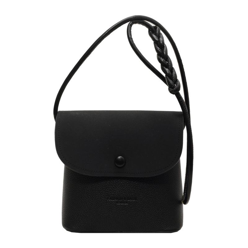 2025 Winter Counter New Soft Leather Small Satchel Ultra-light Small Bag Mobile Phone Bag Crossbody Foreign Style Women's Bag