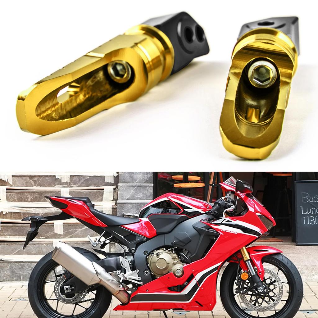 Artudatech Foot Pegs Step Foot Step for Honda CBR250RR 2017-2021 Motorcycle Step Foot Peg Footrest Pedal Footboard Gold