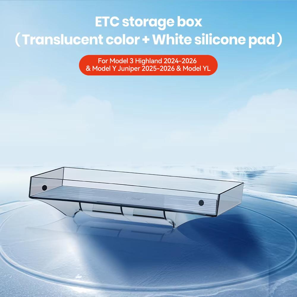 YZ For 2021-2026 Tesla Highland Model 3/Y/YL Juniper Tray Magnetic Under Screen Hidden Storage Box Magnetic Hidden Screen Box