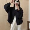 Koreanischer O-Ausschnitt Leichte Baumwolljacke Damen Winter Locker Reißverschluss Parkas Mantel Mode Oberbekleidung Damen Wintermantel