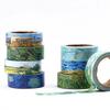1.5cm Washi Tapes DIY Van Gogh Painting Paper Masking Tape Decorative Adhesive Tapes Scrapbooking Stickers DIY Decorative Label