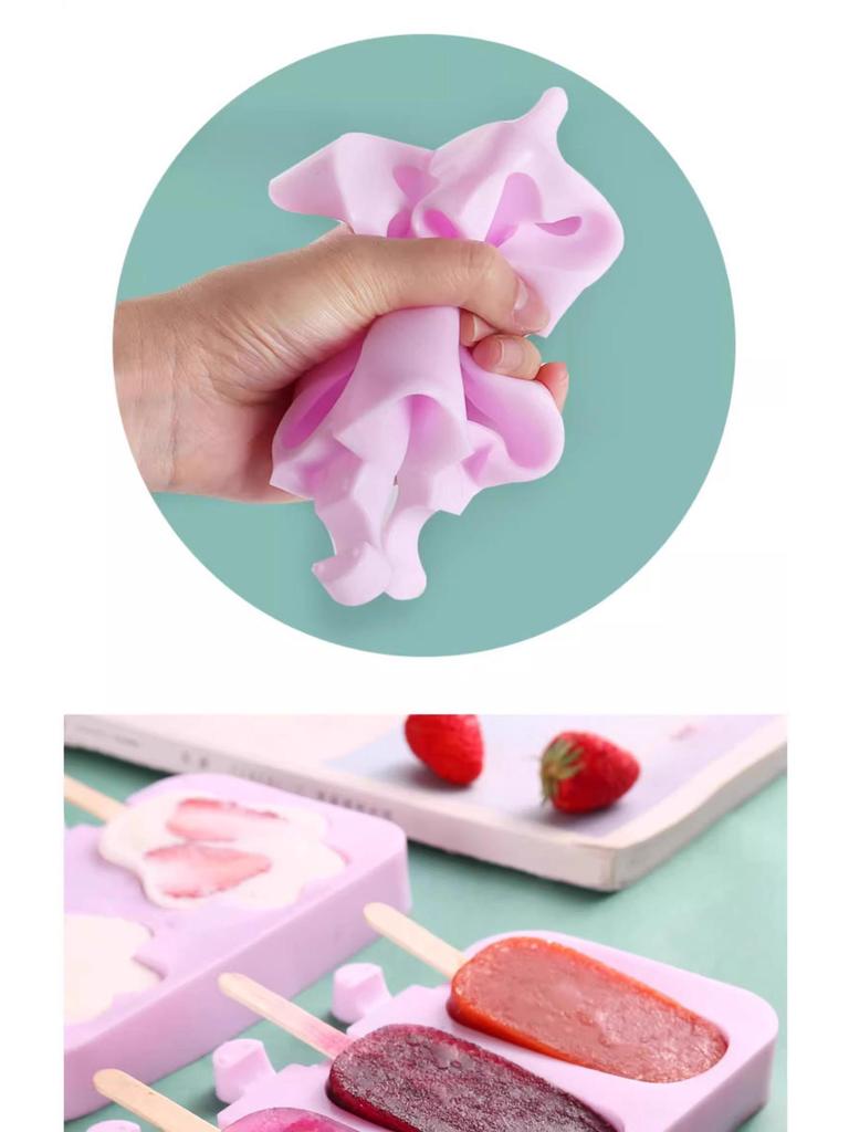 Food-Grade Silicone Popsicle Mold for Homemade Ice Cream