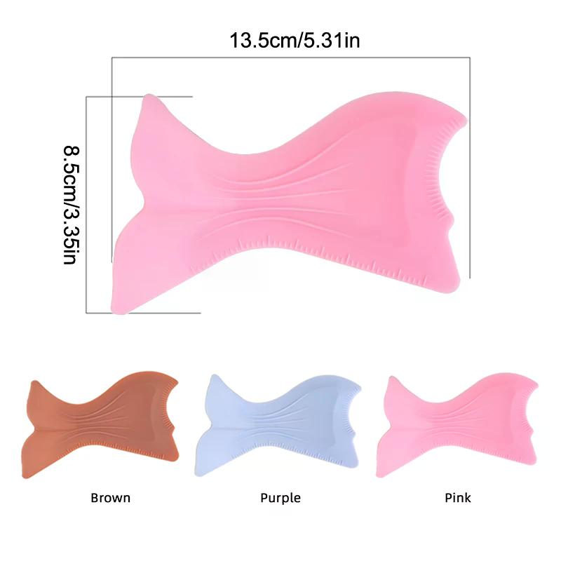 Eye Makeup Stencils Precision Makeup Tools Beauty Tools Makeup Stencils Beginner Makeup Auxiliary Tool, Silicone Multifunctional