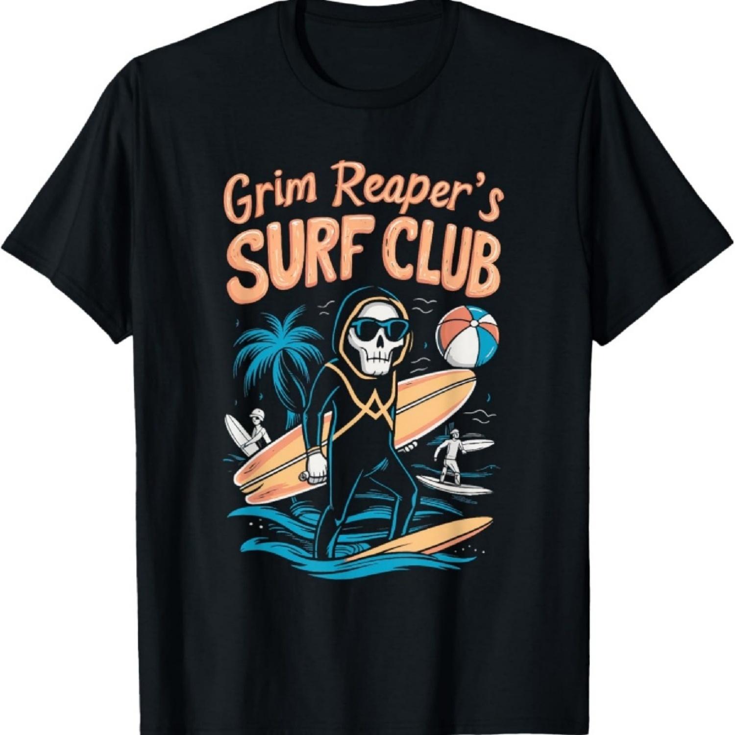 

Grim Reaper s Surf Club T-Shirt XXXXXL чёрный