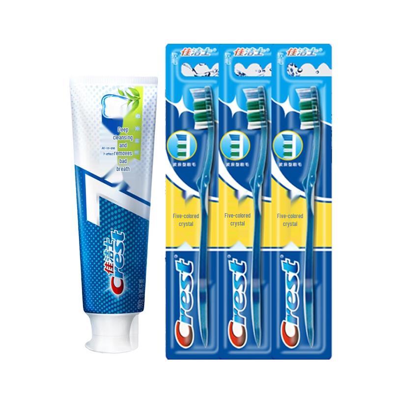 Crest 7-Effect Deep Clean Toothpaste & Toothbrush Set