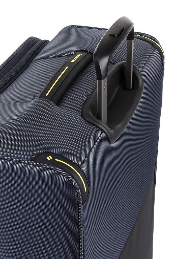 Valiză Troler STRARIUM Spinner 55 36L 55 cm Extensibil Mărime S Poate fi transportat la bord Nopți Carcasă moale Ușor Garanție inclusă 3kg Bleumarin