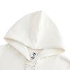 Men's ANTA Sweatshirts Men's White Hooded (Non-detachable) Moderate Straight Fit