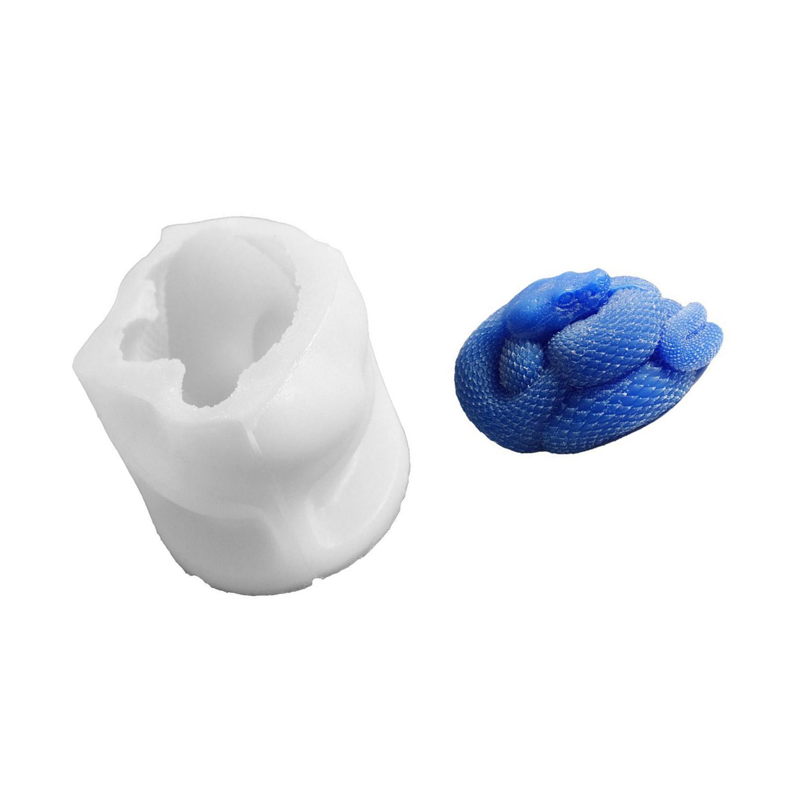 Snake Silicone Mould for Candle Crafting Projects Sturdy Materials User Friendly Beginner Friendly 1