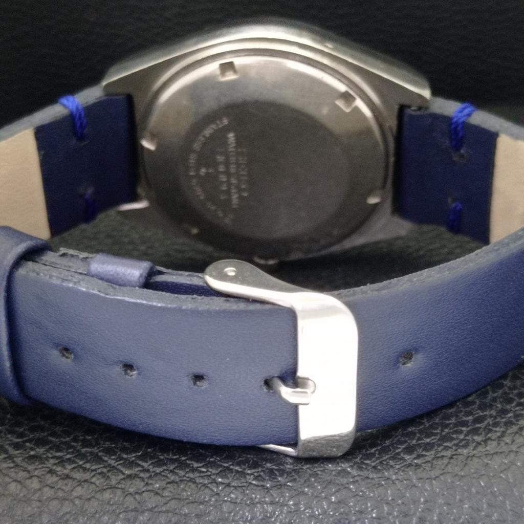 VINTAGE SEIKO 5 AUTOMATIC 6309A JAPAN MENS BLUE COLOR DIAL WATCH a701530-5 R206b-a701530