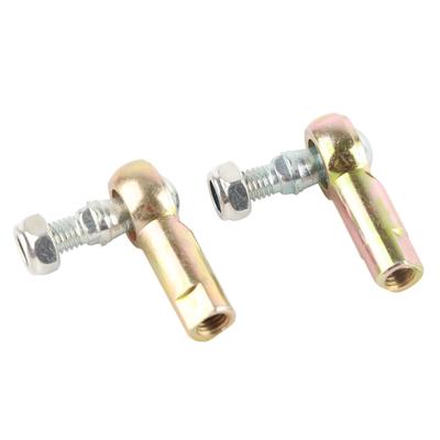 1 Paio Testina Sterzo Giunto Sferico 0.4in 10mm Adatto per Quad 110cc 125cc Moto da Cross ATV Go Kart