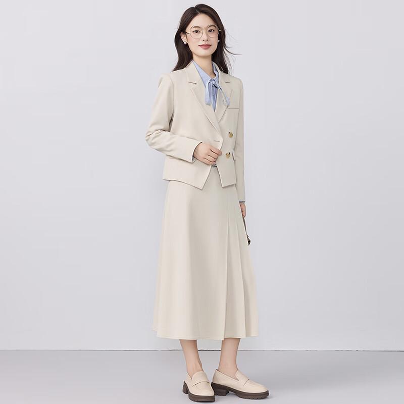 Women's Professional Blazer and Skirt Set