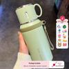 2025 High-Quality 316 Stainless Steel Thermos Cup with Lid for Girls – Ideal for Tea and Water, Perfect for Students.