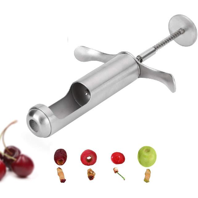Red Dates Hawthorn Seeds Removing Tool, Reusable Grapes Seeds Removing Tool Stainless Steel Fruit Core Remover Tool for Red Dates Hawthorn Grape
