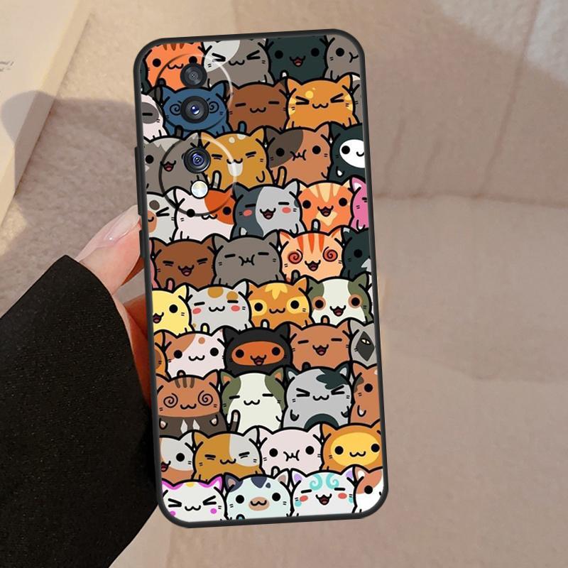 Funny Cute Cats For Honor Magic 8 7 6 5 Lite Case For Honor 400 Pro 200 50 70 90 X8c X8b X9d X9b X9c Win RT