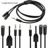 2 In 1 Headphone Splitter 3.5mm Male/Female To 2 Female/Male Earphone Splitter 2 Port Headsets Adapter for Smartphones